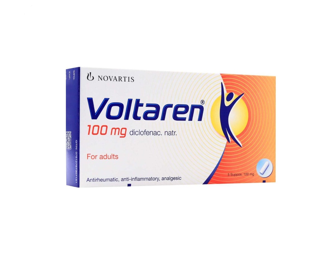 VOLTAREN 100MG SUPP 5'S