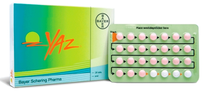 YAZ FILM COATED TABS 28'S