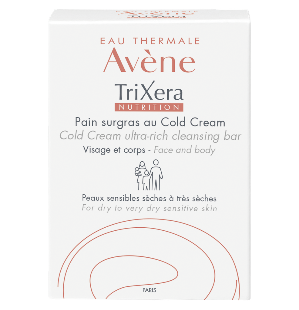 AVENE TRIXERA COLD CREAM CLEANSING BAR 100G