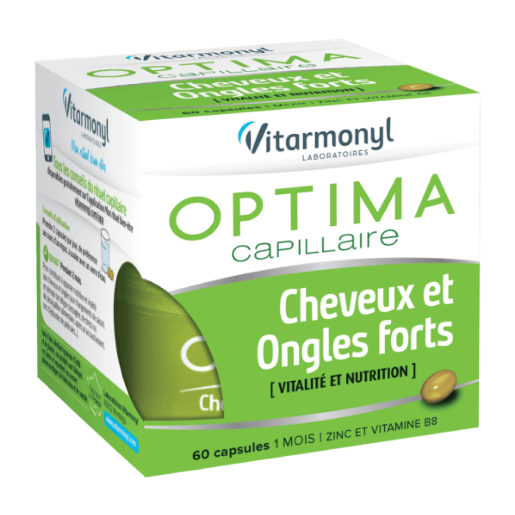 Vitarmonyl Optima Cheveux &amp; Ongles Forts 60 Cap