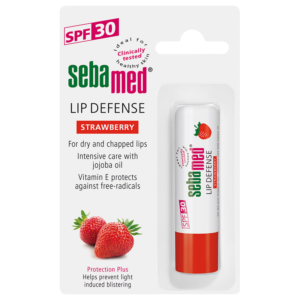 SEBAMED LIP DEFENSE STRAWBERRY 4.8G SPF-30