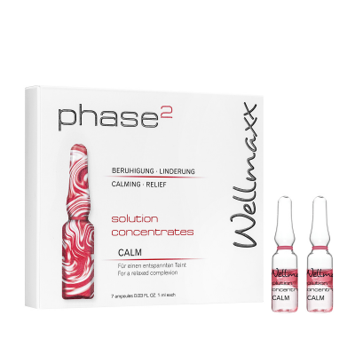 WELLMAXX SOLUTION CONCENTRATES CALM PHASE2 (COUPEROSE) AMPOULLES 1ML UNIT: 7 AMPOULLES