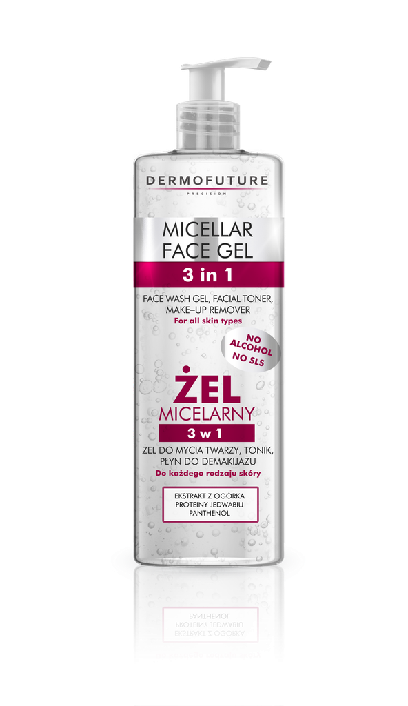 DERMOFUTURE 3 IN 1 MICELLAR FACE GEL 400 ML