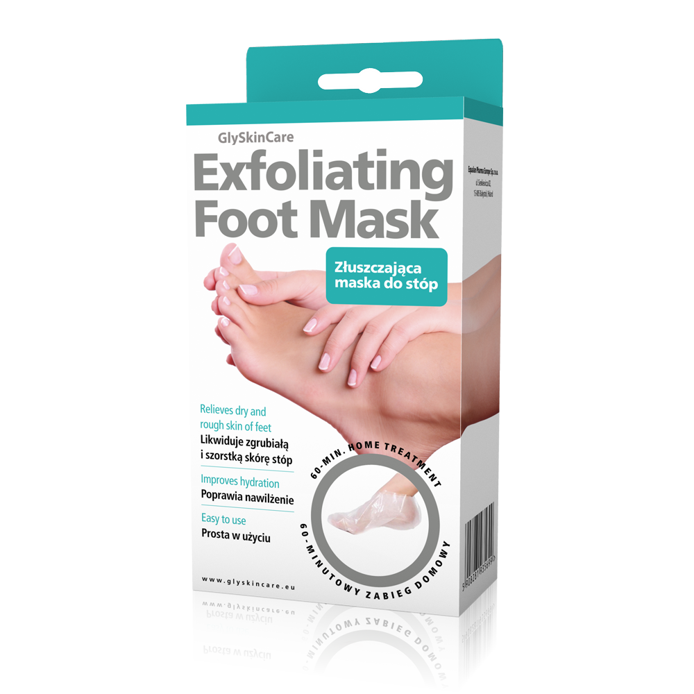 GLYSKINCARE - EXFOLIATING FOOT MASK 1 SET