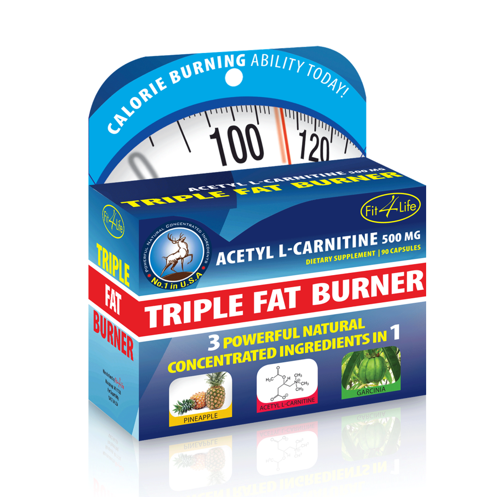 FIT 4 LIFE Acetyle L Carnitine ( Triple Fat Burner) 90Caps