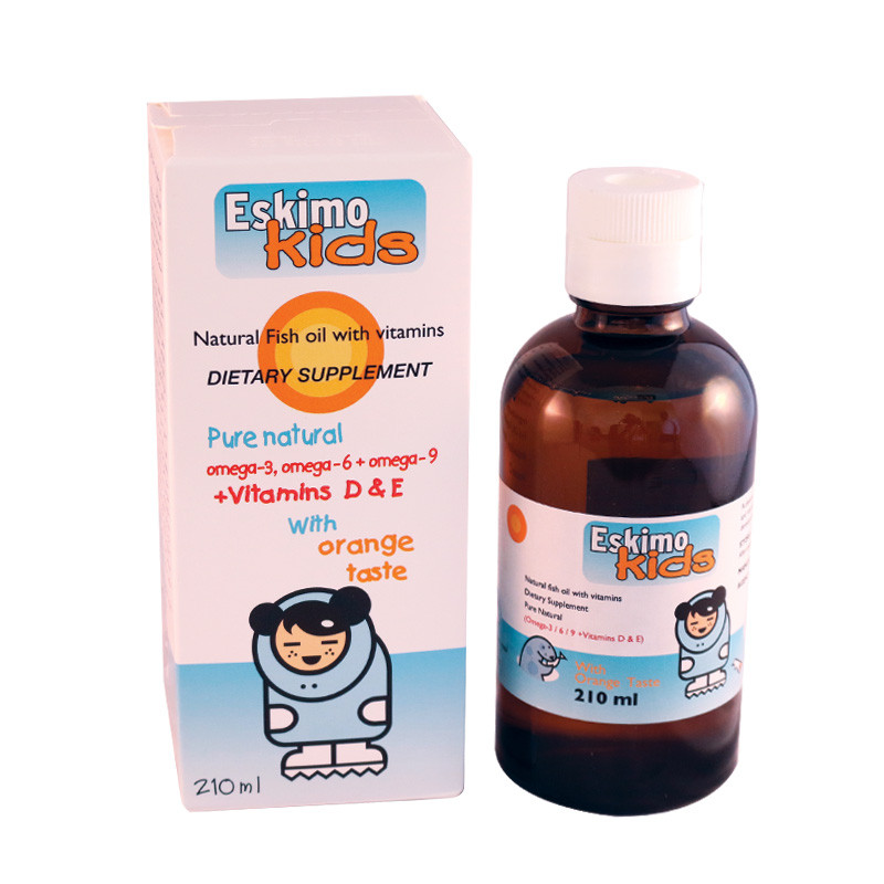 ESKIMO KIDS SYRUP ORNGE FLAVOUR 210ML