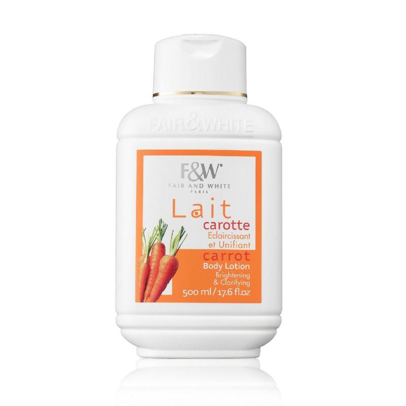 FAIR AND WHITE LAIT CARROT Body Lotion 500Ml