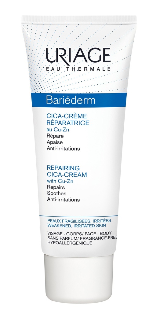 Uriage Bariederm Cica Cream+Copper Zinc 100 Ml