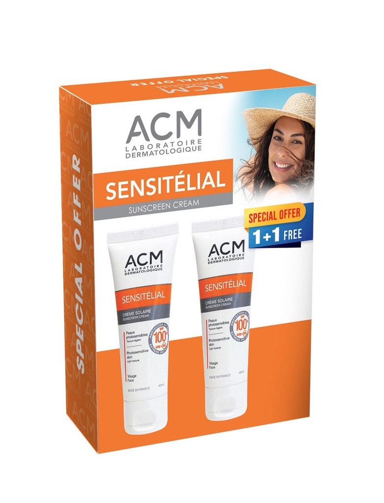 ACM Set 7 (Sensitelial SUNSCREEN CREAM SPF100 1+1 Offer