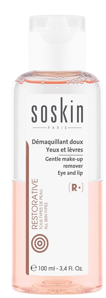 SOSKIN GENTLE EYE &amp; LIP MAKE UP REMOVER SOLUTION 100 ML