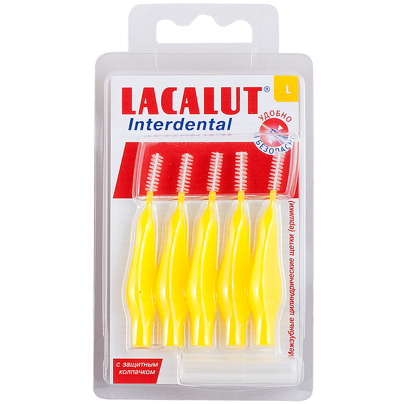 LACALUT INTERDENTAL BRUSH -L (4.00MM/YELLOW)