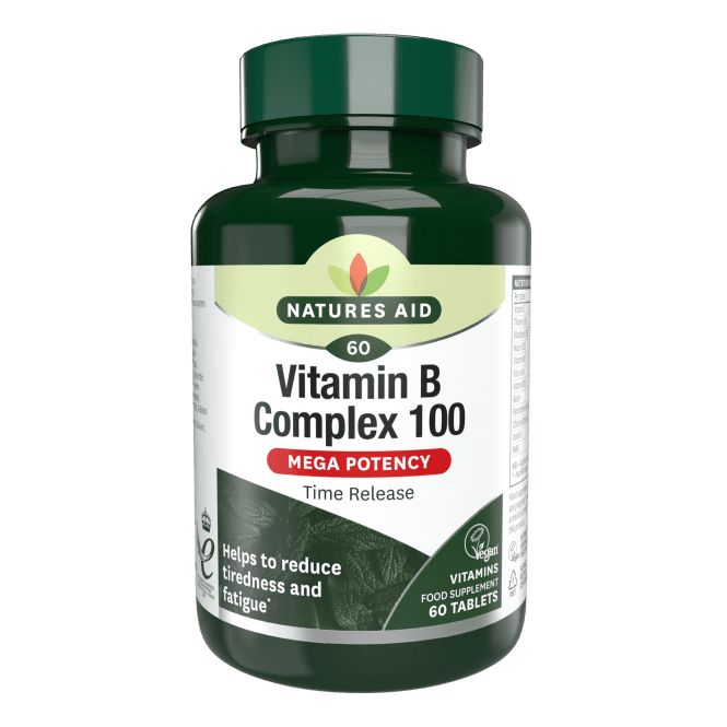 NATURES AID VITAMIN-B COMPLEX-100 MEGA TR 60 TAB