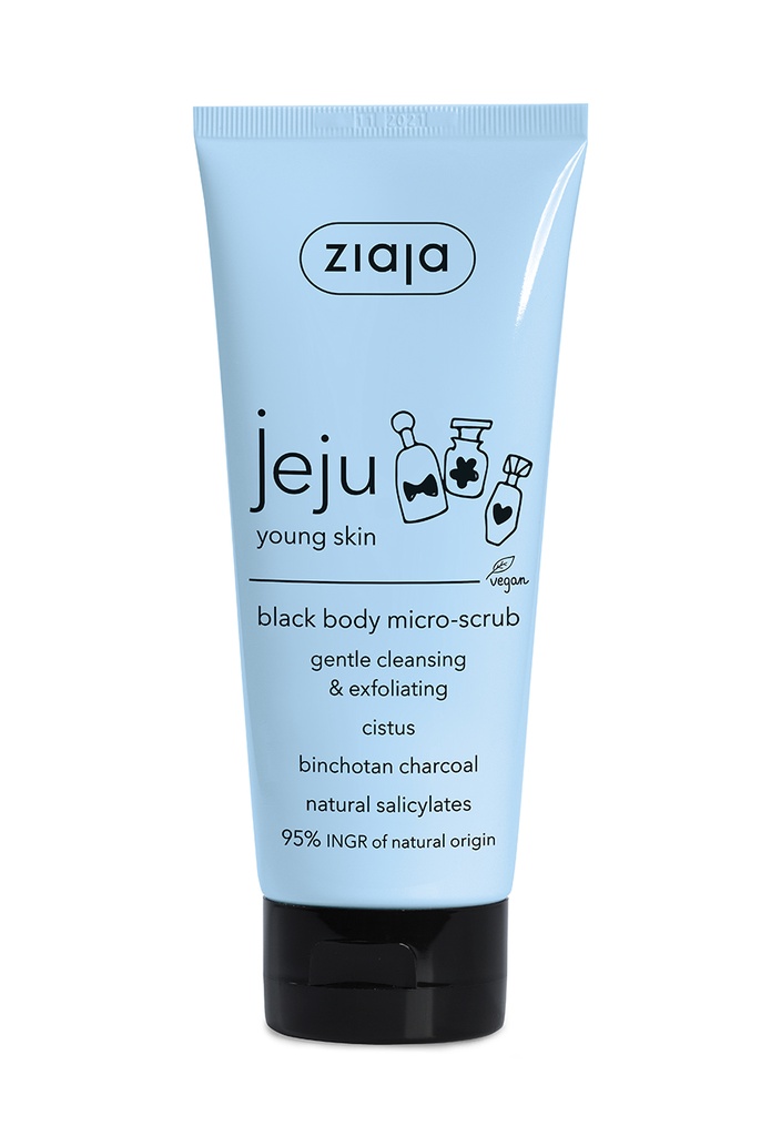 Ziaja JEJU Black Micro-Scrub &amp; Gentle Cleansing &amp; Exfoliating 200 ML