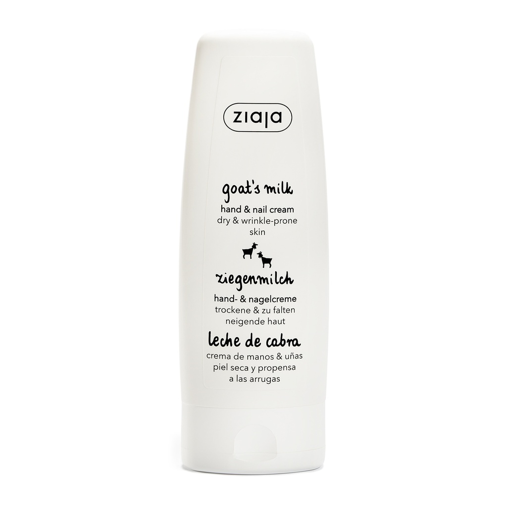 Ziaja Goat's Milk Hand &amp; Nail Cream Dry,Wrinkle-Prone Skin 80 Ml