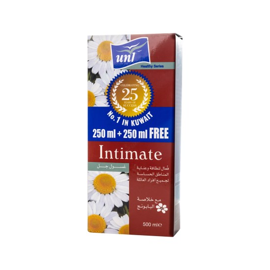 Uni Intimate Wash Gel 500 Ml (250ML + 250ML )Free