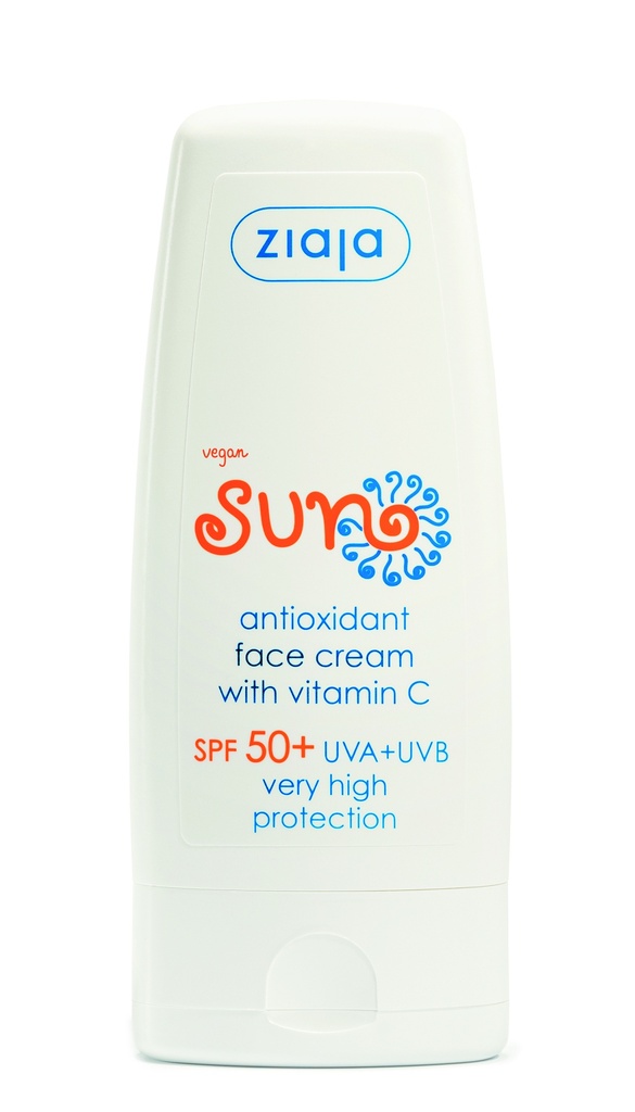 ZIAJA SUN ANTIOX FACE CREAM VIT.C SPF50+ 50 ML