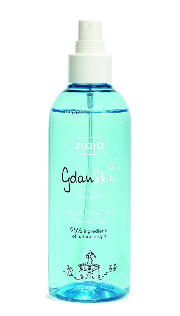 ZIAJA GDANSKIN FACE AND BODY MOISTURISING MIST 200 ML