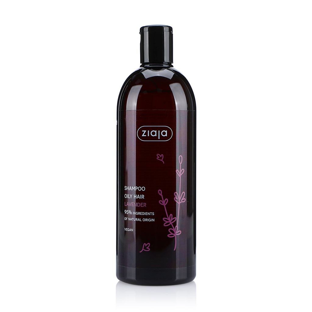 ZIAJA VEGAN OILY HAIR SHAMPOO LAVENDER 500 ML