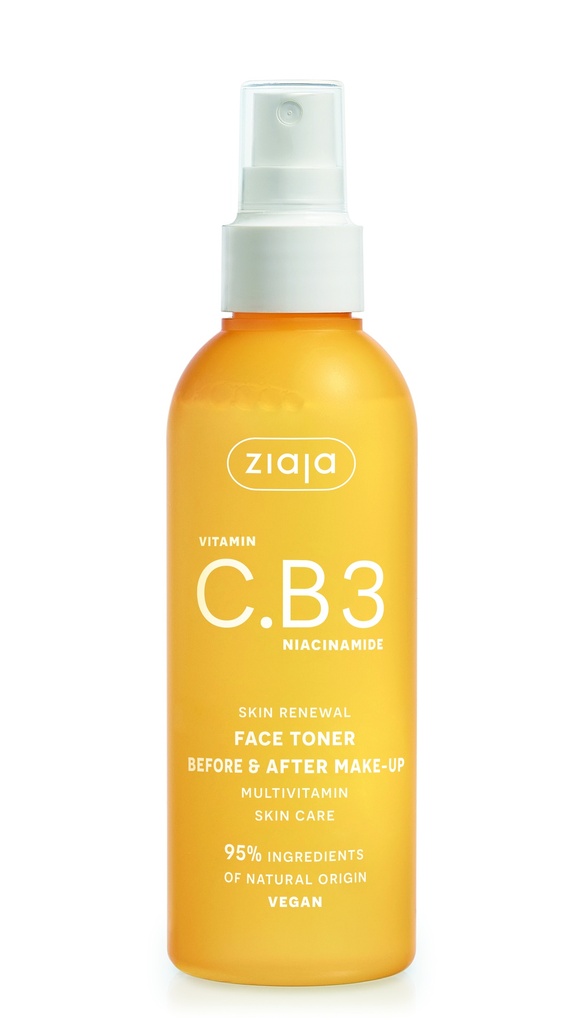 ZIAJA VITAMIN C.B3 NIACINAMIDE FACE TONER 190 ML