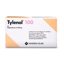 TYLENOL 100MG SUPP 10'S