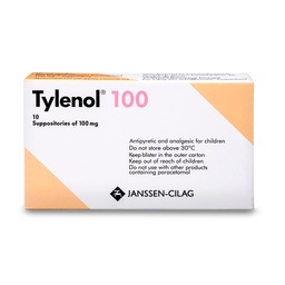 [G00217] TYLENOL 100MG SUPP 10'S