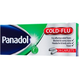 [G00771] PANADOL COLD and FLU green 24'S