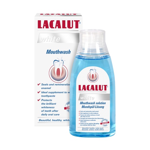 [G02911] LACALUT WHITE M/W 300ML