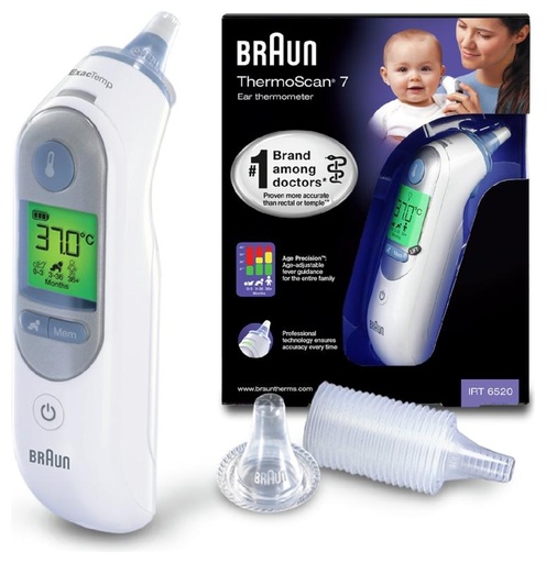 [G02926] Braun EAR Thermoscan-7+ Irt 6525