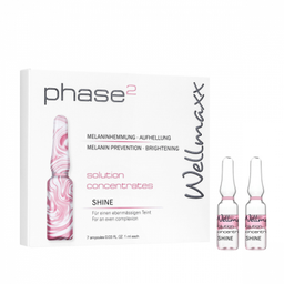 [G03126] WELLMAXX SOLUTION CONCENTRATES SHINE PHASE2 (PIGMENTE) AMPOULES 1ML UNIT: 7 PIECES