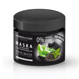 [G04798] DERMOFUTURE HAIR MASK WITH ACTIVATED CARBON 300 GM