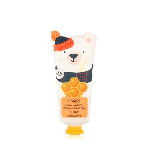 [G05912] MARION - PROTECTIVE HAND AND NAIL CREAM MASK HONEY GINGERBREAD