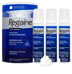 [G10089] REGAINE FOR MEN 5%TRIPLE PACK FOAM 3X73ML