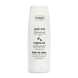 [G12490] Ziaja Goat's Milk Hand &amp; Nail Cream Dry,Wrinkle-Prone Skin 80 Ml