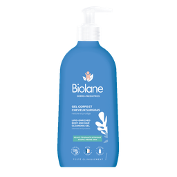 [G13427] Biolane Lipid-Enriched Body and Hair Cleansing Gel 350 ML