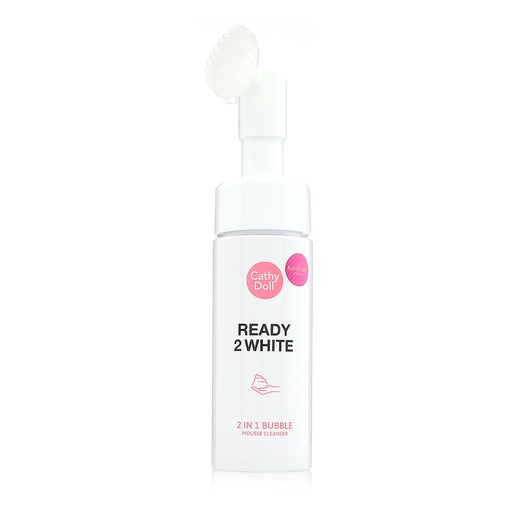 [G14110] CATHY DOLL READY 2 WHITE  2 IN1 BUBBLE MOUSSE CLEANSER 120ML